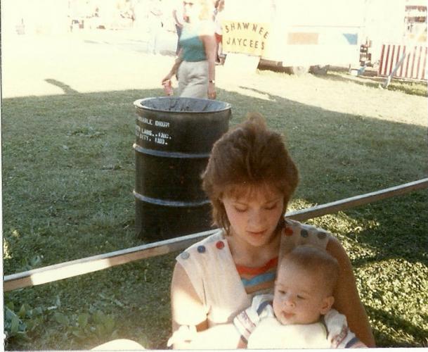 Spencer & Mom June 1985